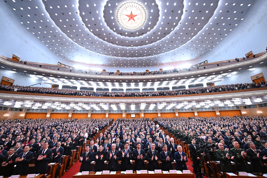 2回目の全体会議開催 習主席ら党と国の指導者が出席
