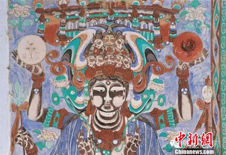 敦煌研究院、古代の「中秋」壁画を公表