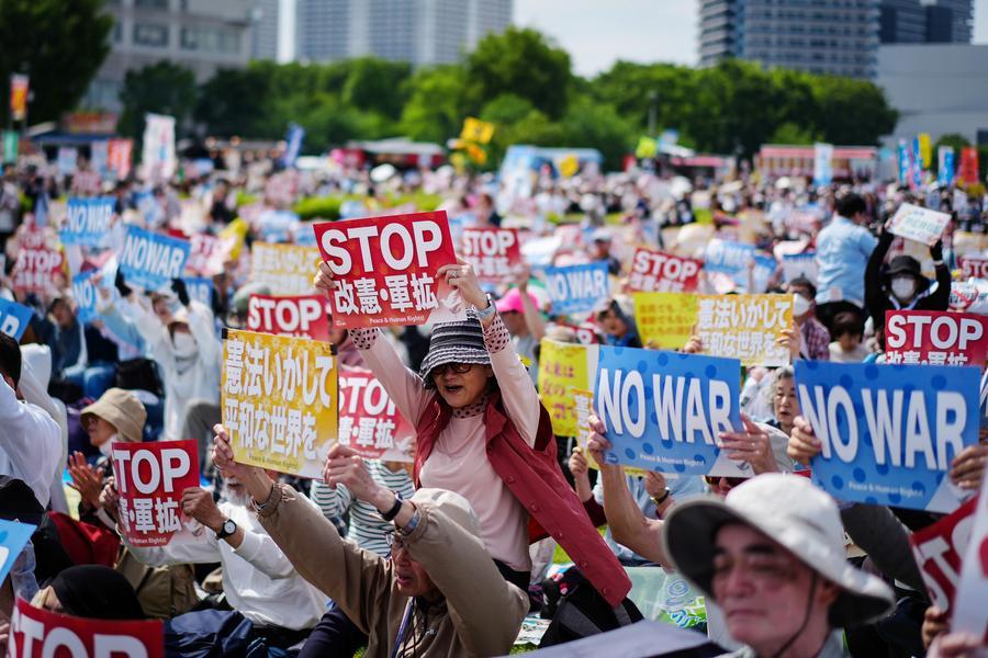 「子どもを戦場へ行かせたくない」　東京で護憲訴える市民集会